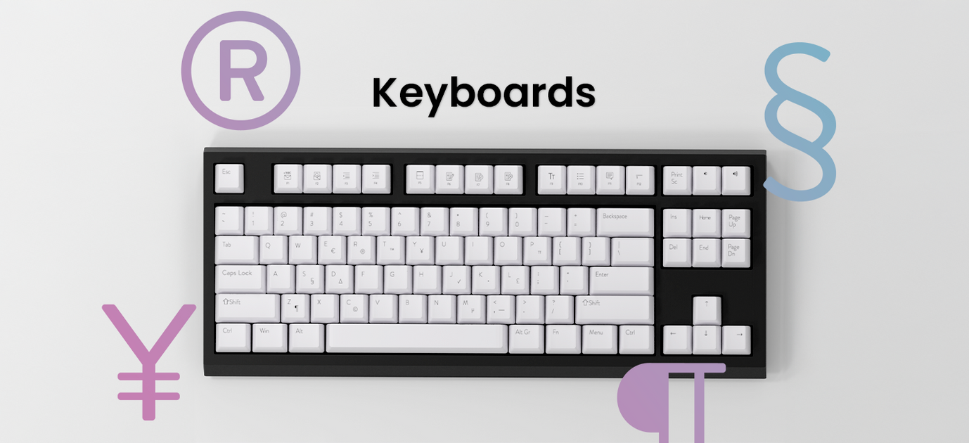 LegalType Mechanical Keyboards and Keycaps For Lawyers California
